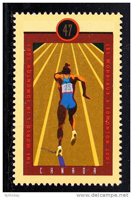 Canada MNH Scott #1908 47c Runner - IAAF World Championships - Ongebruikt