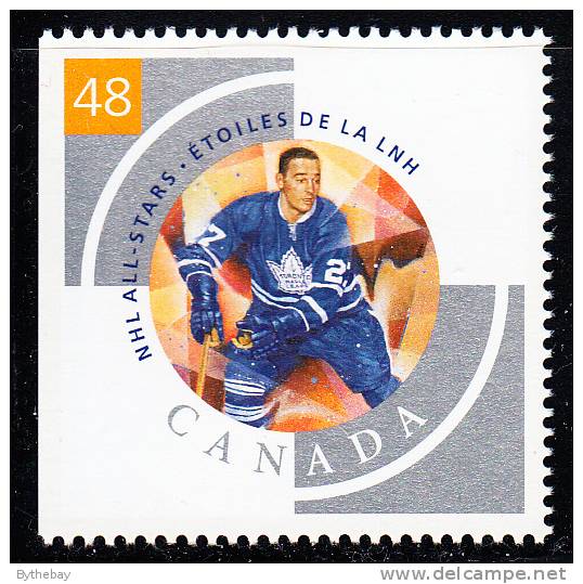 Canada MNH Scott #1971a 48c Frank Mahovlich - NHL All Stars - Ongebruikt