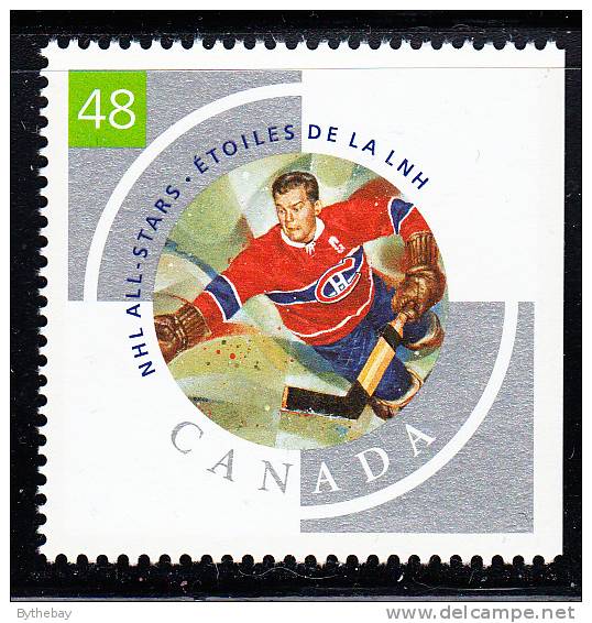 Canada MNH Scott #1971f 48c Bill Durnan - NHL All Stars - Ongebruikt