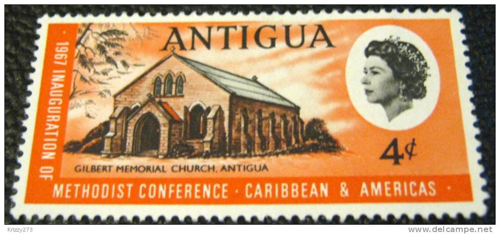 Antigua 1967 Gilbert Memorial Church 4c - Mint - 1960-1981 Autonomie Interne
