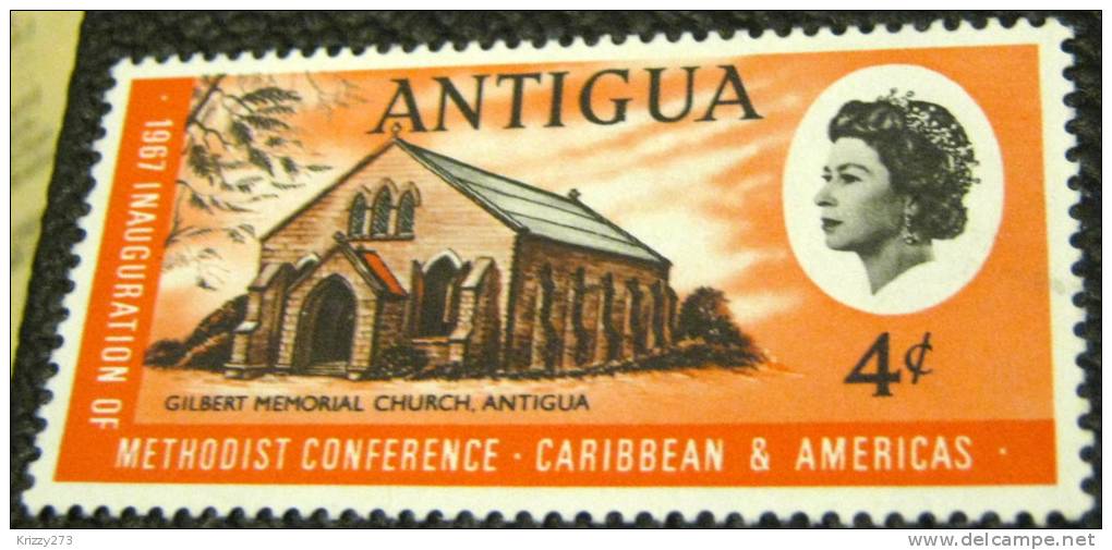 Antigua 1967 Gilbert Memorial Church 4c - Mint - 1960-1981 Autonomie Interne