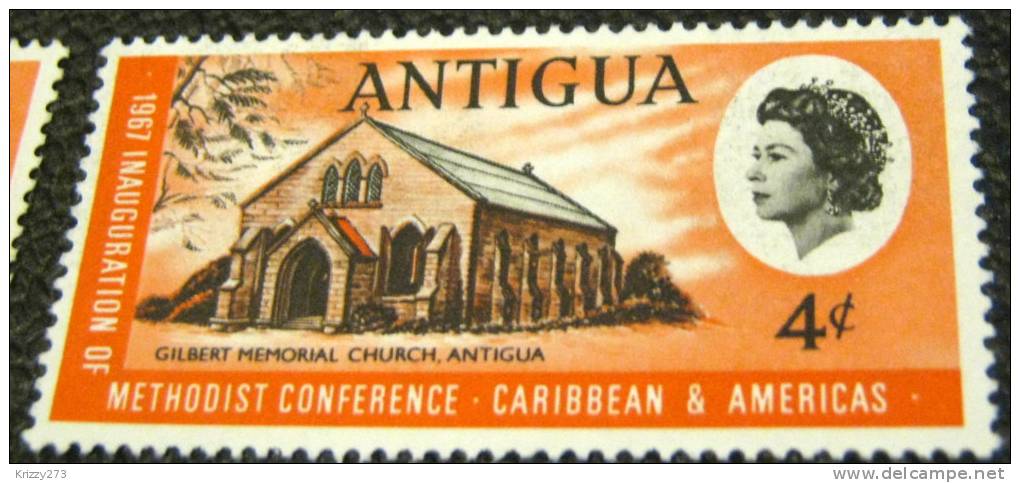 Antigua 1967 Gilbert Memorial Church 4c - Mint - 1960-1981 Ministerial Government