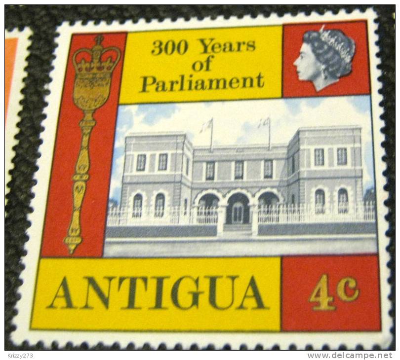 Antigua 1968 300 Years Of Parliament 4c - Mint - 1960-1981 Autonomie Interne