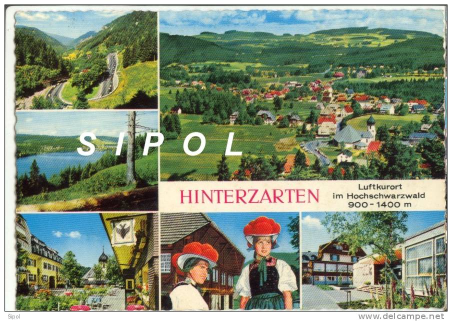 Hinterzarten Luftkurort Im Hochschwarzwald CPSM Multivues  Dentelée Voyagé En 1969 TBE - Hinterzarten