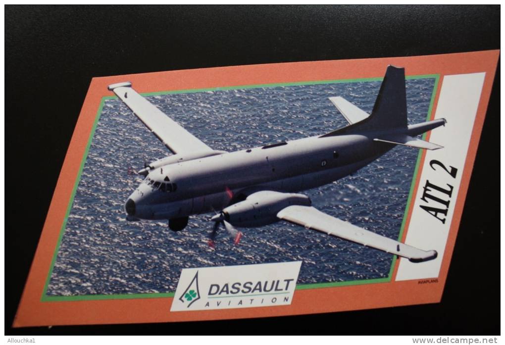 ATLANTIQUE 2 Avion Survolant La Mer Atlantique 2  ATL2 (un)autocollant Dassault-Aviation France Aviaplan - Stickers