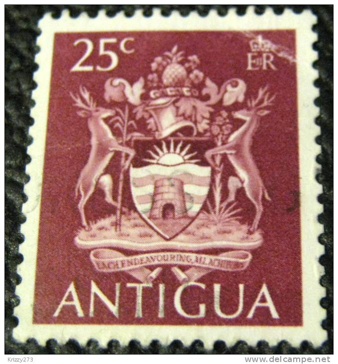 Antigua 1970 Arms 25c - Used - 1960-1981 Autonomie Interne