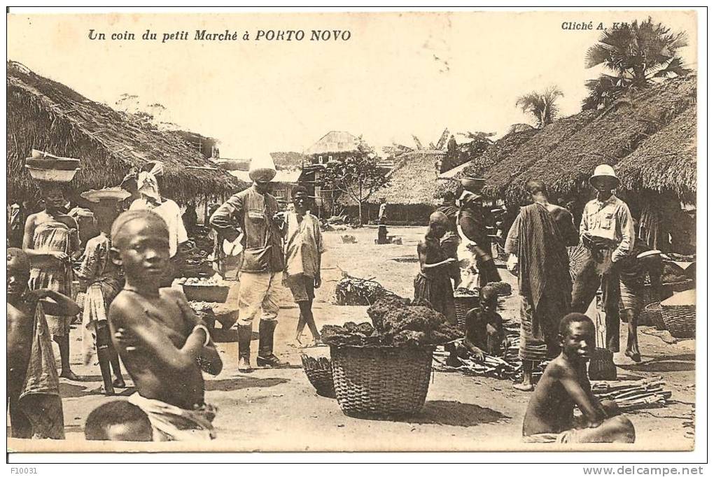 Un Coin Du Petit Marché à PORTO NOVO - Dahomey