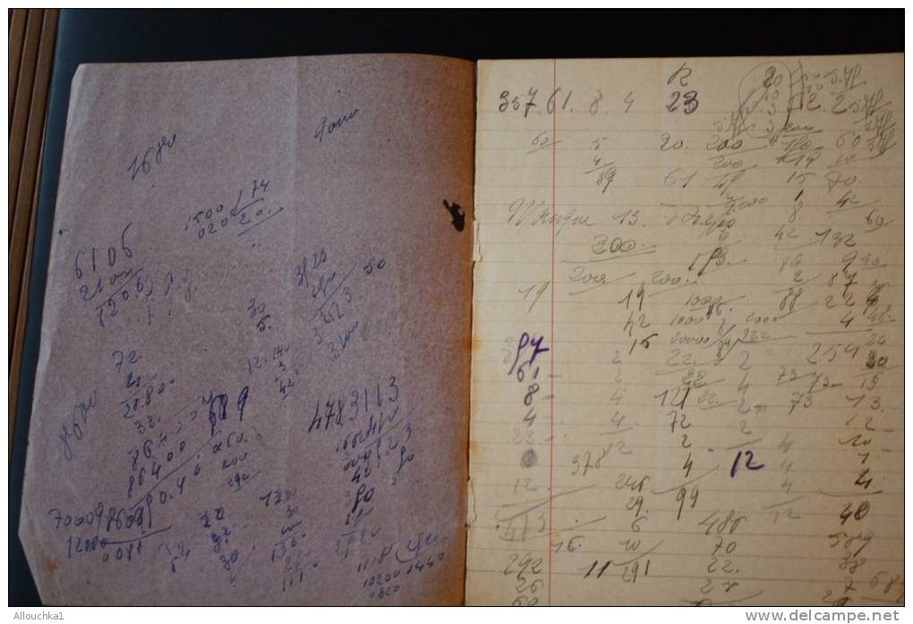1934 Bateau Navire" Ville De Reims"sur Cahier écolier  Notes Brouillons Liste De Produits à Bord :acheter Ou à Acheter - Diploma & School Reports