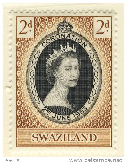 1953 QUEEN ELIZABETH CORONATION  SWAZILAND - Swasiland (...-1967)