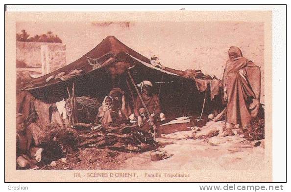 SCENES D'ORIENT 178 FAMILLE TRIPOLITAINE - Libyen