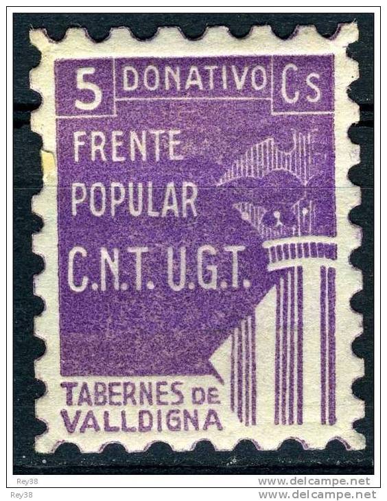 GUERRA CIVIL, ZONA REPUBLICANA. TABERNES DE VALLDIGNA (VALENCIA)* - Republikanische Ausgaben