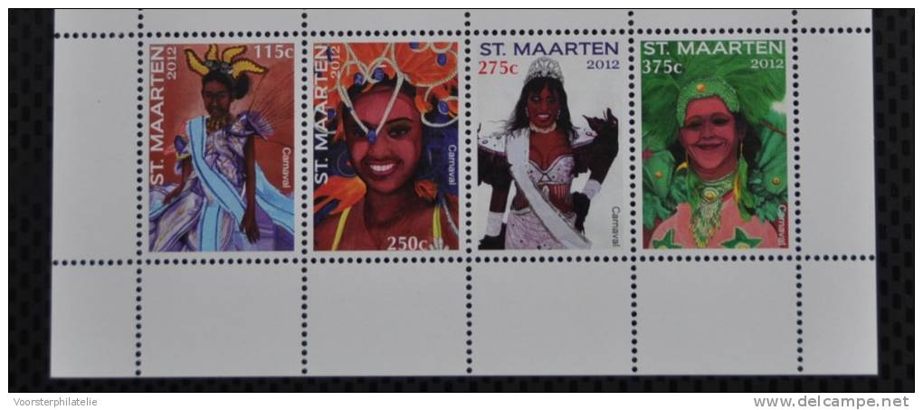 SINT MAARTEN ++ NEW NEW ++ 2012 SERIE  CARNAVAL MNH NEUF ** - Curacao, Netherlands Antilles, Aruba