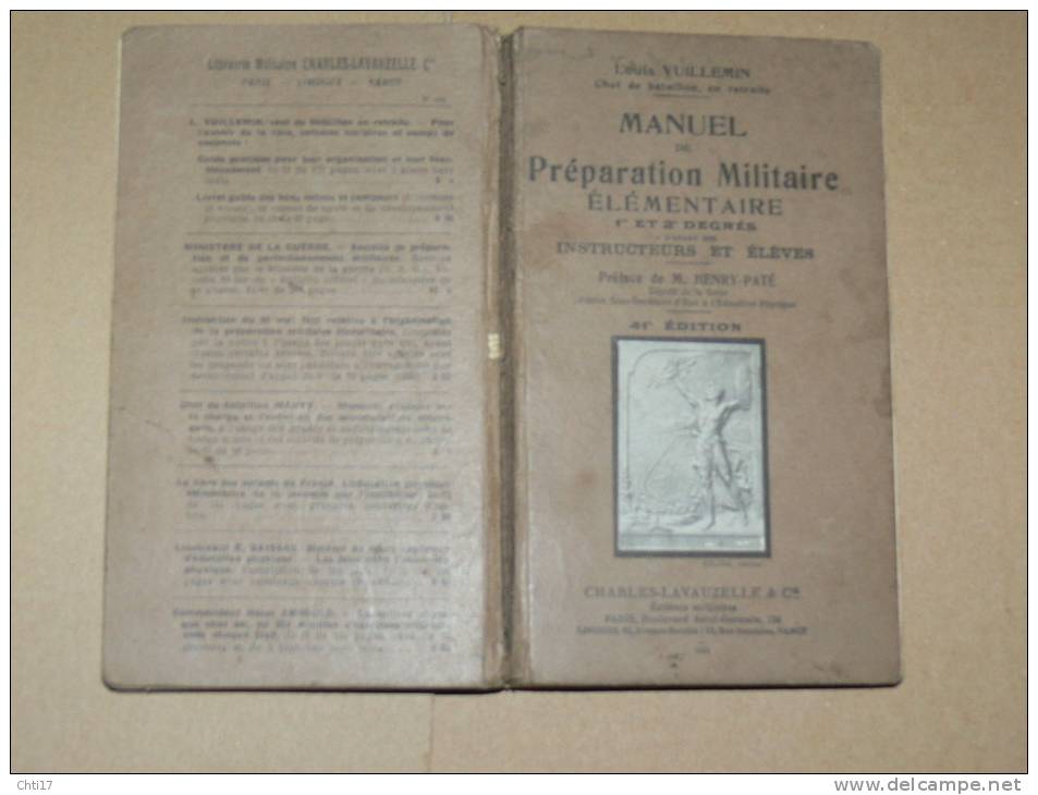 MILITARIA WW2  MANUEL DE PREPARATION MILITAIRE ELEMENTAIRE  /41 E EDITION/1934 - Français