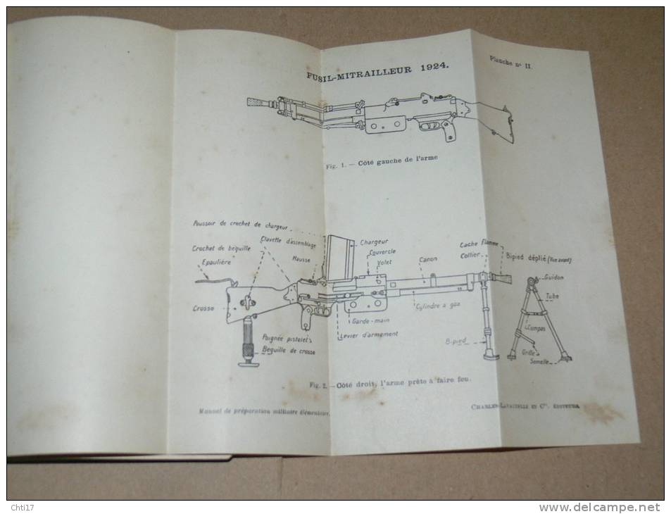 MILITARIA WW2  MANUEL DE PREPARATION MILITAIRE ELEMENTAIRE  /41 E EDITION/1934