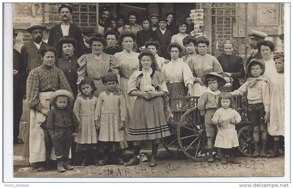 Carte Photo, Exceptionnelle, Marché Le Perreux - Le Perreux Sur Marne