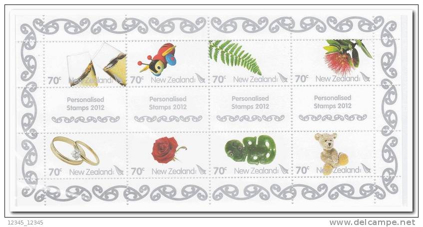 Nieuw Zeeland 2012 Postfris MNH Personalised Stamps - Unused Stamps