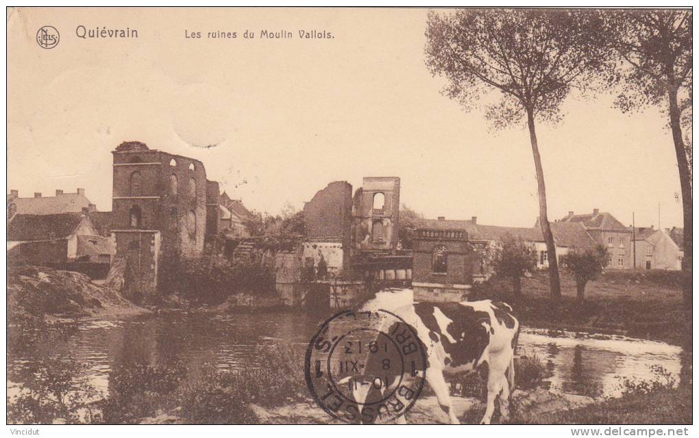 Quievrain Les Ruines Du Moulin Vallois - Quiévrain