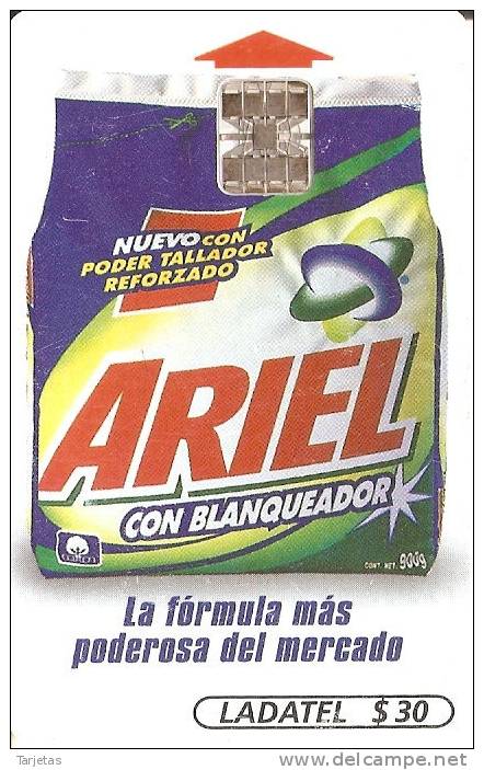 TARJETA DE MEXICO DE LADATEL DE ARIEL $30 - Advertising