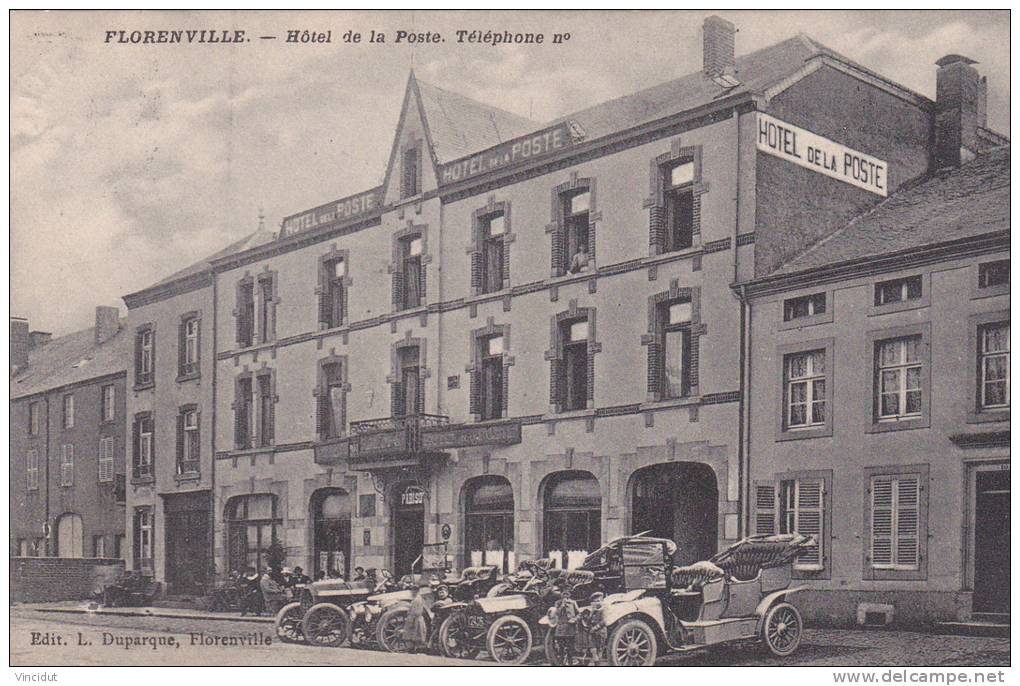 Florenville Hotel De La Poste. Téléphone N° - Florenville