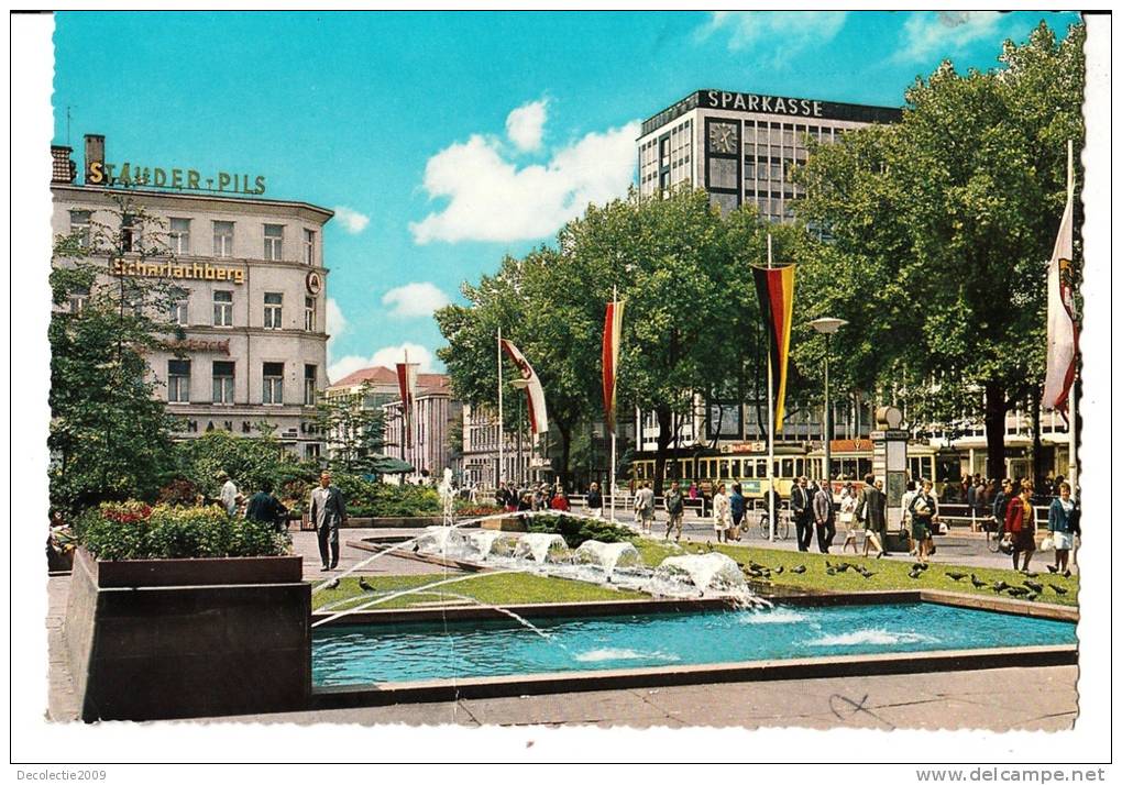 BR30324 Duisburg Wasserspiele An  Der Konigstrasse      2 Scans - Duisburg