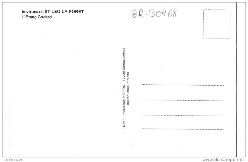 BR30468 St Leu La Foret L Etang Godard     2 Scans - Saint Leu La Foret