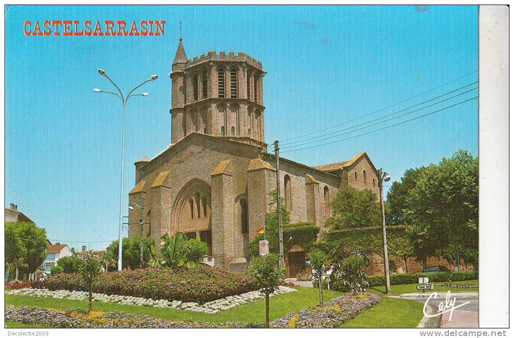 BR30742 Castelsarrasin L Eglise Saint Souveur   2 Scans - Castelsarrasin