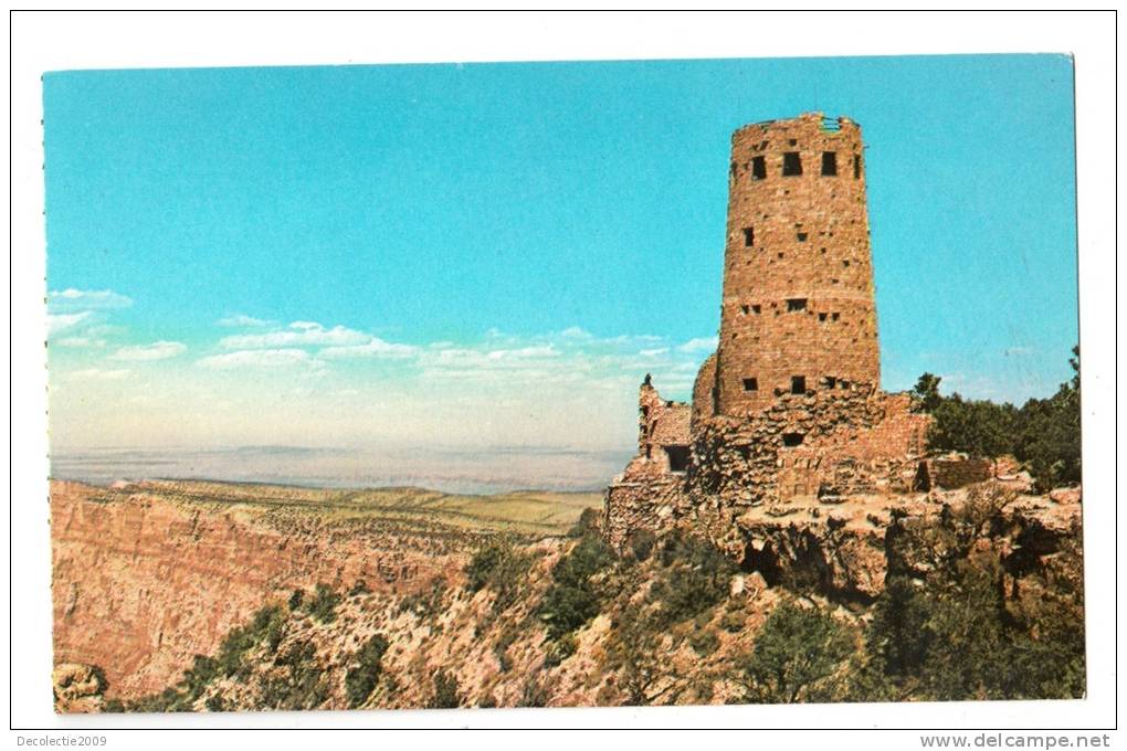 BR30822 The Watchtower Desewrt View  Grand Canyon National    2 Scans - Grand Canyon