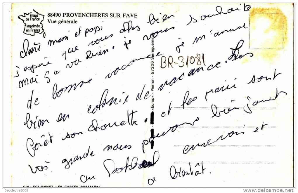 BR31081 Provencheres Sur Fave  Vue Generale    2 Scans - Provencheres Sur Fave