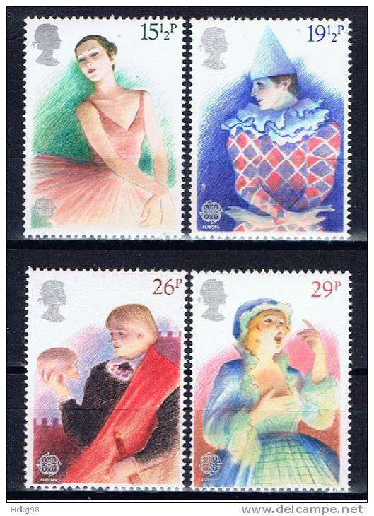 GB Großbritannien 1982 Mi 914-17 Mnh - Ungebraucht