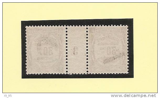 Taxe N°46 - 1923 - Millesime 3 - Recouvrement - 30cts - Oblitere - Cote 65€ (cote Du * Neuf Avec Charniere) - 1859-1959 Usados