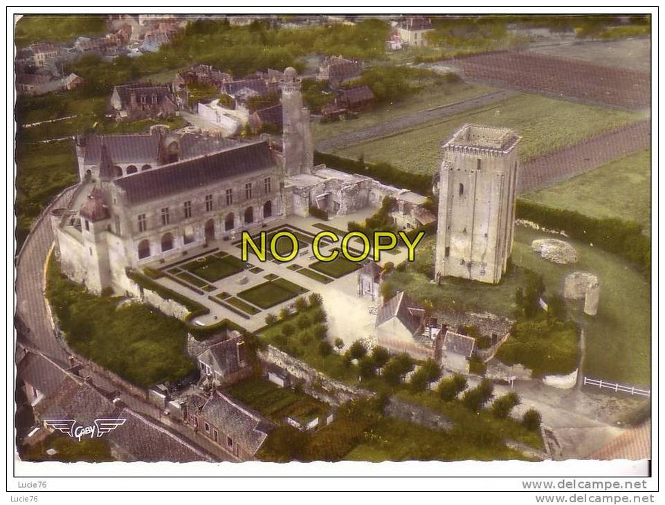 LE  GRAND PRESSIGNY  -  Façade Nord Est Du Château, Le Donjon Et La Tour Vironne  -  La France Vue Du Ciel.... N° 6 - Le Grand-Pressigny