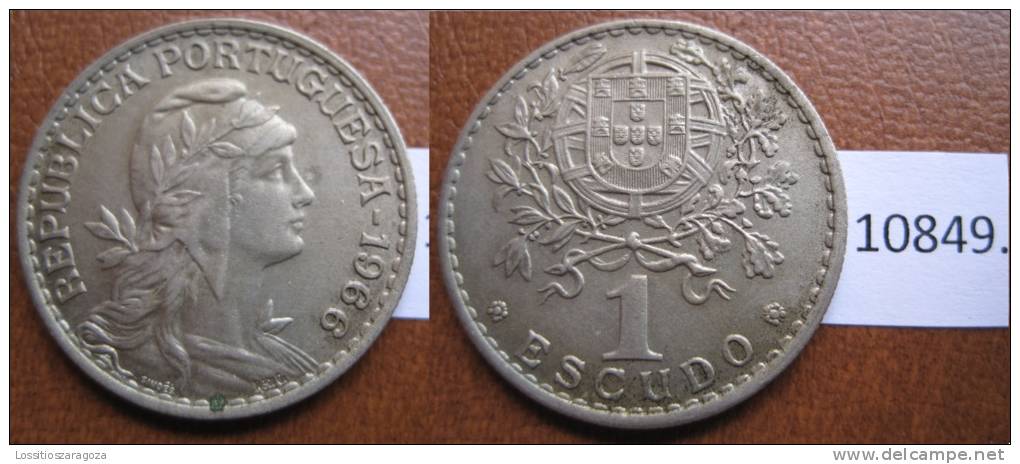 Portugal 1 Escudo 1966 - Otros – Europa