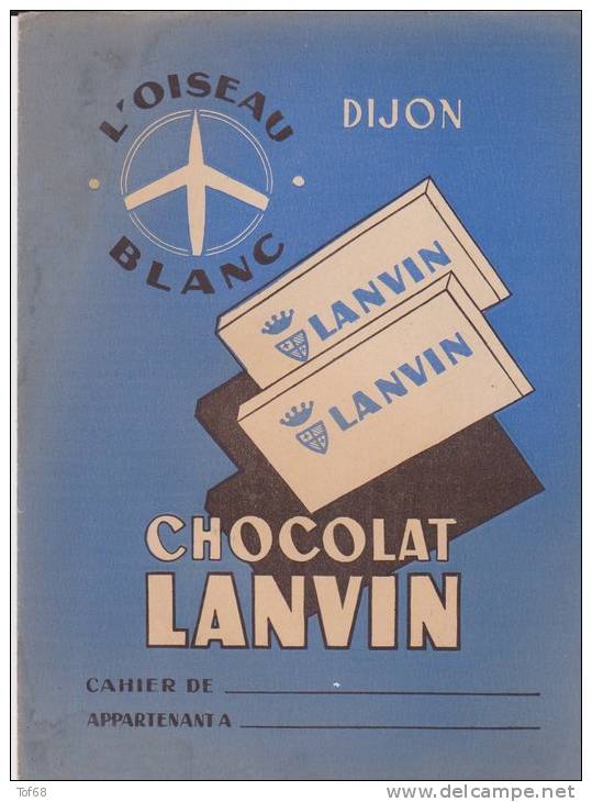 Protège Cahier Chocolat Lanvin - Omslagen Van Boeken