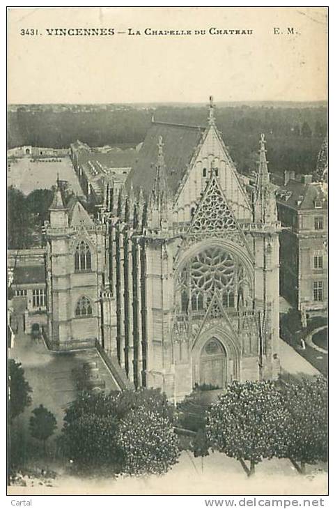 94 - VINCENNES - La Chapelle Du Château (E.M., 3431) - Vincennes