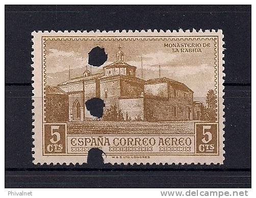 1930, DESCUBRIMIENTO DE AMÉRICA, ED. 547MTc(*), TALADROS CONTINUADOS, 5 CTS. MONASTERIO DE LA RÁBIDA - Nuevos