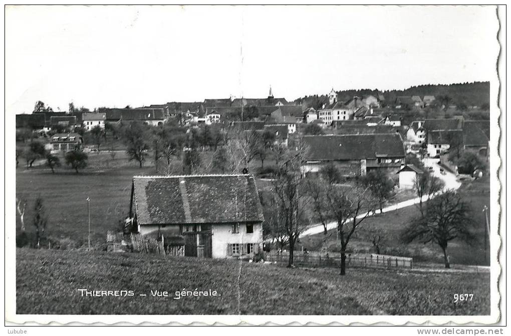 Thierrens - Vue Générale  (Poste De Campagne)          Ca. 1940 - Thierrens