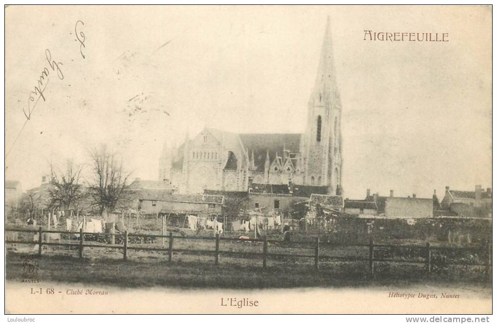 44 AIGREFEUILLE L'EGLISE - Aigrefeuille-sur-Maine