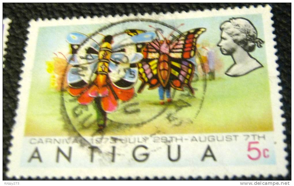 Antigua 1973 Carnival 5c - Used - 1960-1981 Autonomía Interna