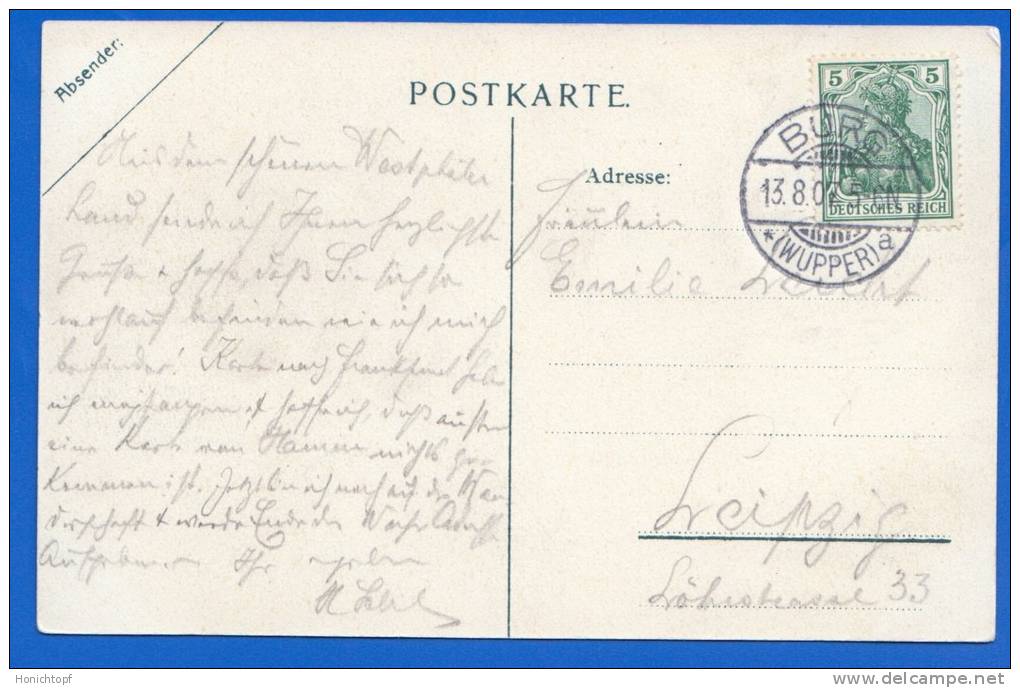 Deutschland; Bergisches Land; Schloss Burg A D Wupper; 1907 - Solingen