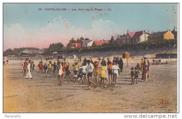 CHATELAILLON. Les Jeux Sur La Plage - Châtelaillon-Plage