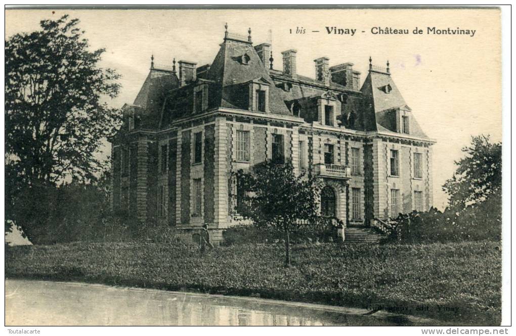 CPA 38 VINAY CHATEAU DE MONTVINAY - Vinay