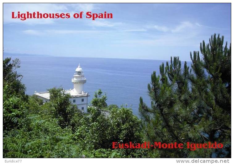 Lighouses Of Spain - Euskadi/Monte Igueldo Postcard Collector - Faros