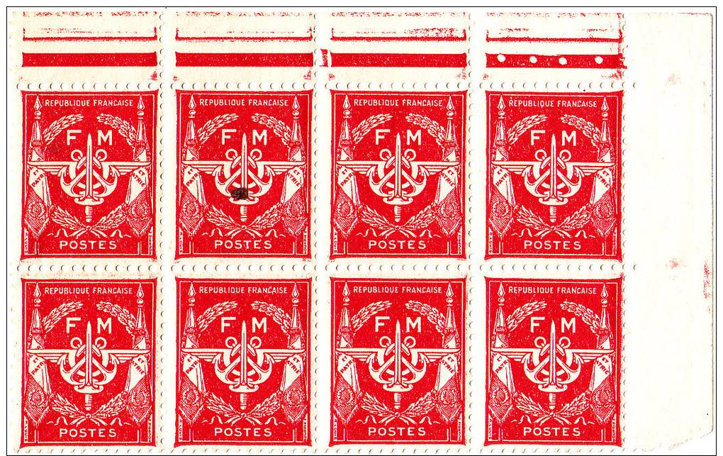 Lot De  16 Timbres Franchise Militaire Neufs Mint Stamps  Variete De Couleur - Military Postage Stamps