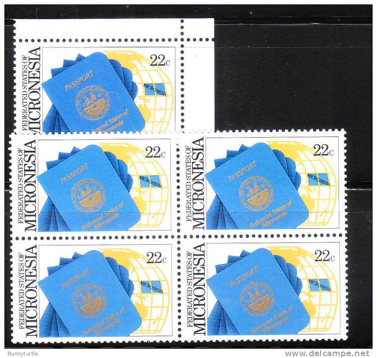 Micronesia 1986 First Passport 5 Sets MNH - Micronésie