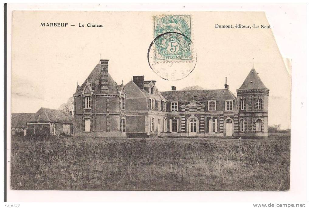 27 - MARBEUF: Le Château - Dumont, éditeur - - Autres & Non Classés