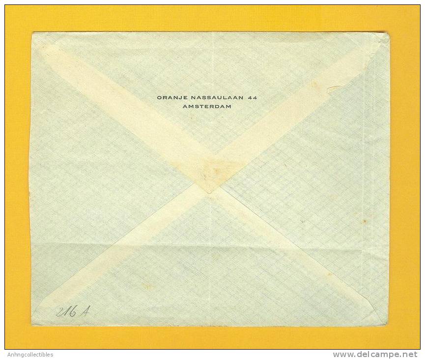 Netherlands Postly Used Old Cover - Interesting Postmark - Storia Postale