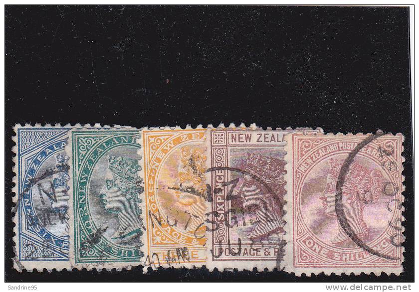 NOUVELLE ZELANDE TIMBRES ANCIENS OBLITERES - Used Stamps