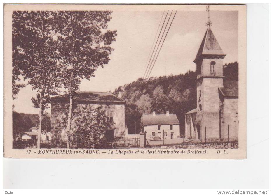 88.114/ MONTHUREUX SUR SAONE - La Chapelle Et Le Petit Seminaire De Droiteval - Monthureux Sur Saone