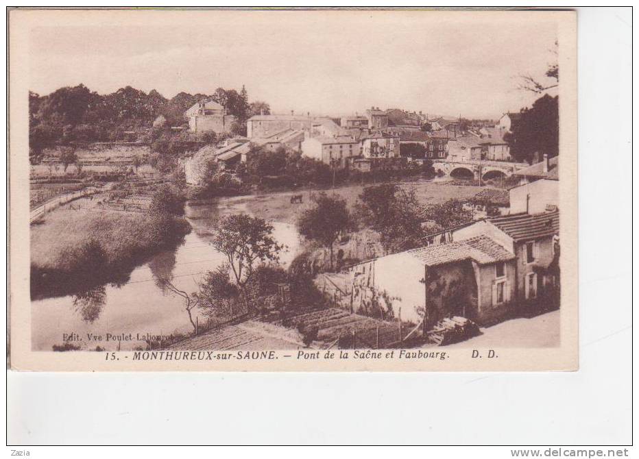 88.116/ MONTHUREUX SUR SAONE - Pont De La Saone Et Faubourg - Monthureux Sur Saone