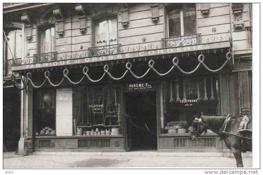 CPA 75,PARIS 10 Eme,203 Rue Lafayette,Corderie Du Nord,PAREME Fils,Rare - Industry